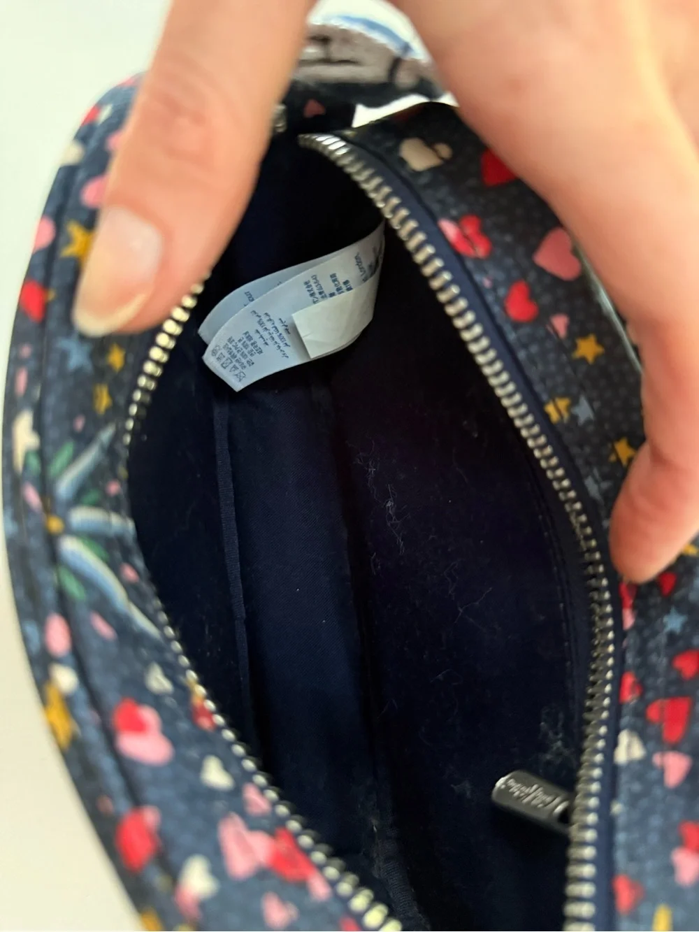 Cath Kidston Fireworks & Hearts Navy Mini Crossbody Camera Bag